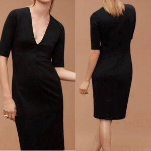 Aritizia Babaton Leon Dress V Neck 3/4 Sleeves - 4